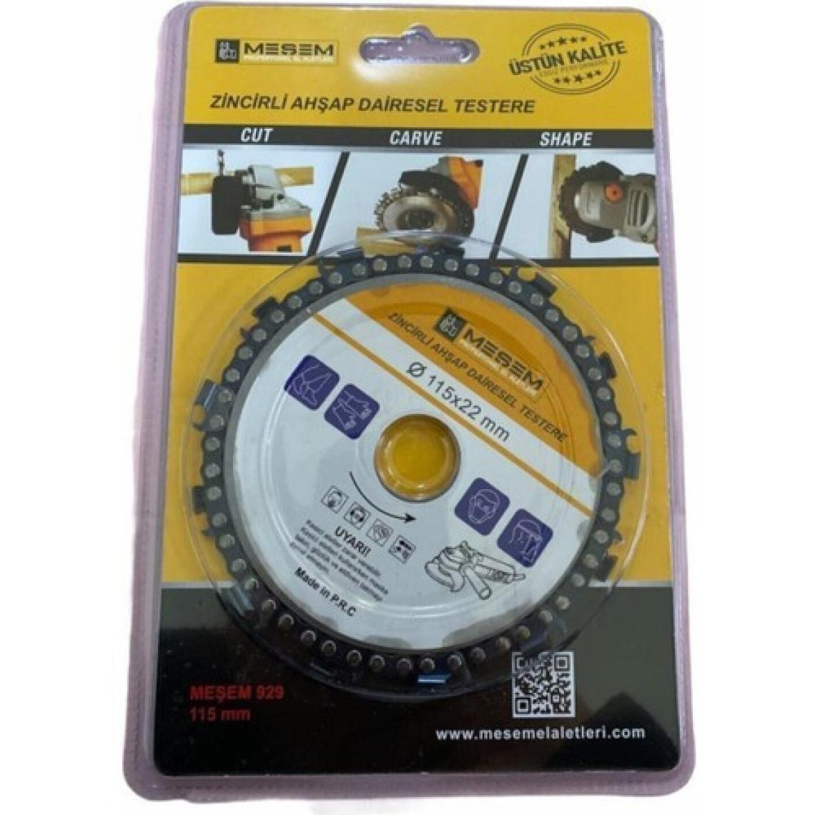 Meşem Meşem 929 115X22 mm Zincirli Ahşap Dairesel Testere