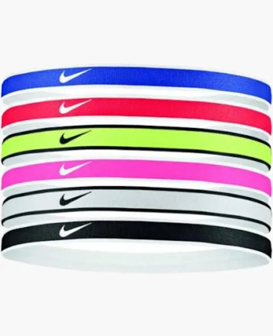 N.100.2021.655.os Swoosh Sport Headbands 6 Pk Tipped Unisex Saç Bandı