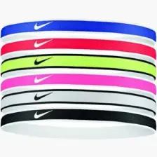 N.100.2021.655.os Swoosh Sport Headbands 6 Pk Tipped Unisex Saç Bandı