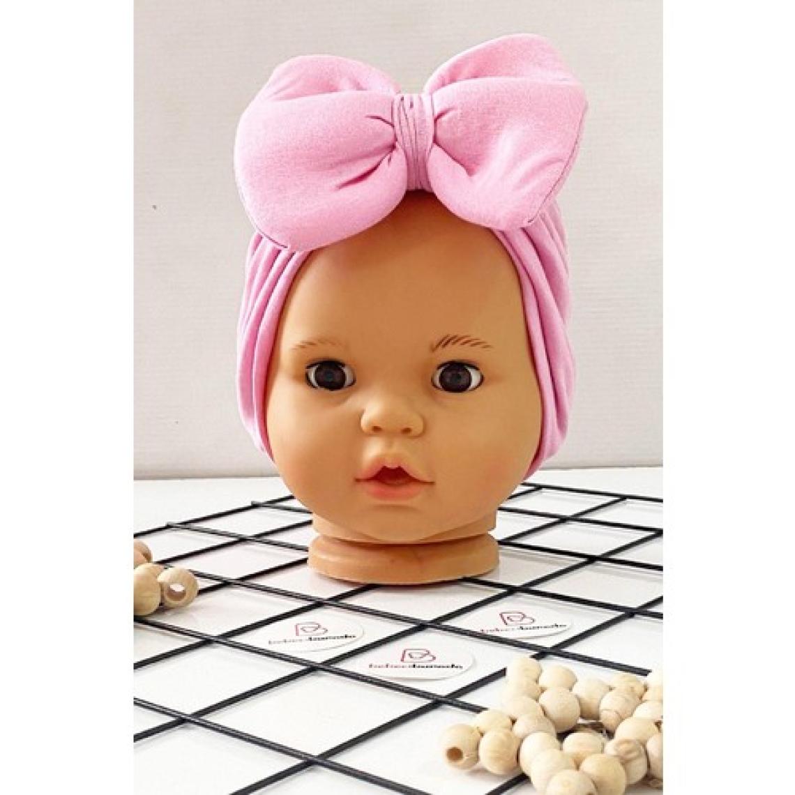 Bebeciburada Kız Bebek Fiyonklu Bone 0-12 Ay