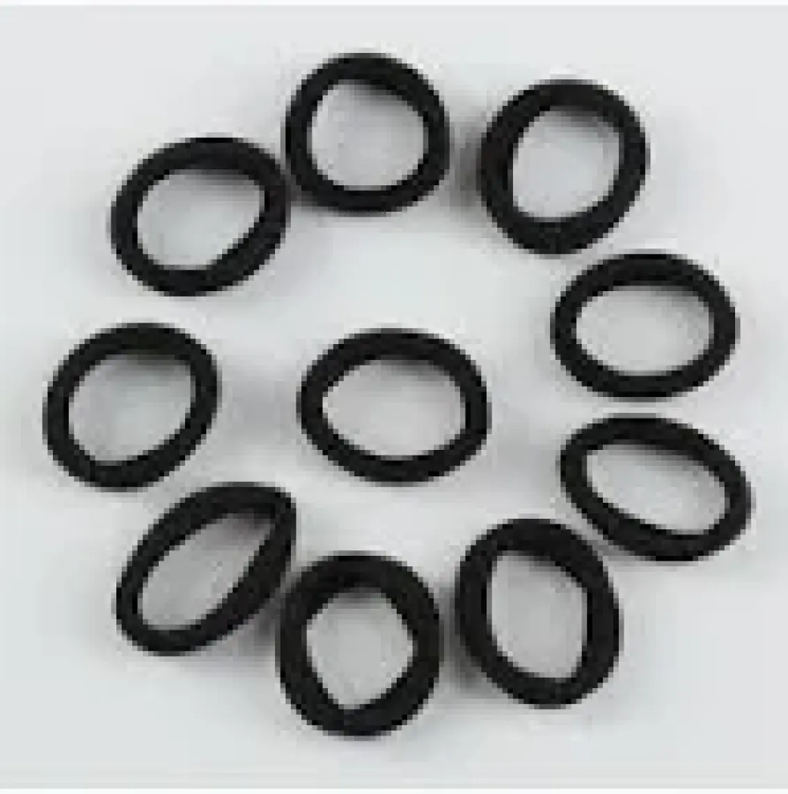 Bijuteri Net Havlu Toka 10'lu Siyah