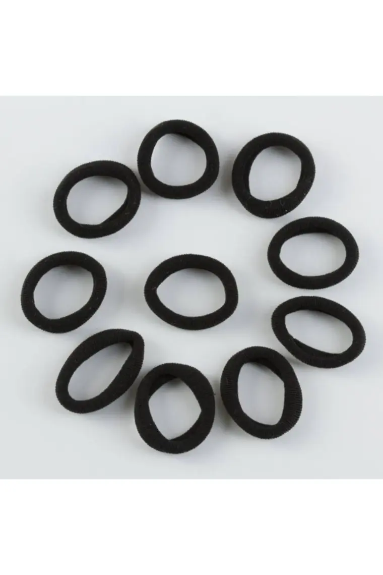 Bijuteri Net Havlu Toka 10'lu Siyah