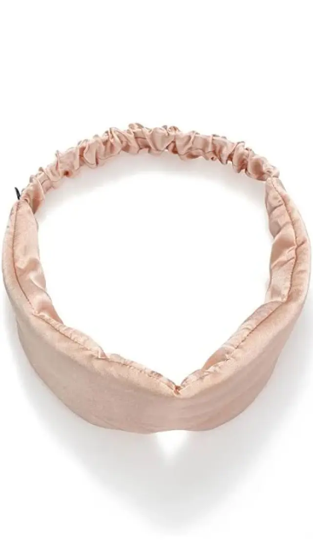 Beauty Pillow %100 İpek Uyku Maskesi Göz Bandı Pembe Renk