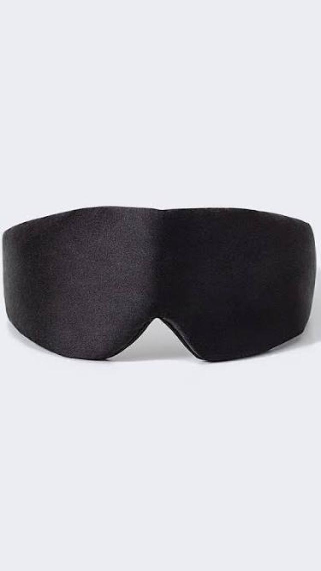 Beauty Pillow %100 İpek Uyku Maskesi Göz Bandı Bej Renk