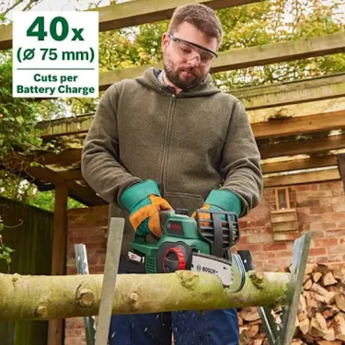 Bosch Universal Chain 18 Volt Akülü Zincirli Ağaç Kesme Makinesi