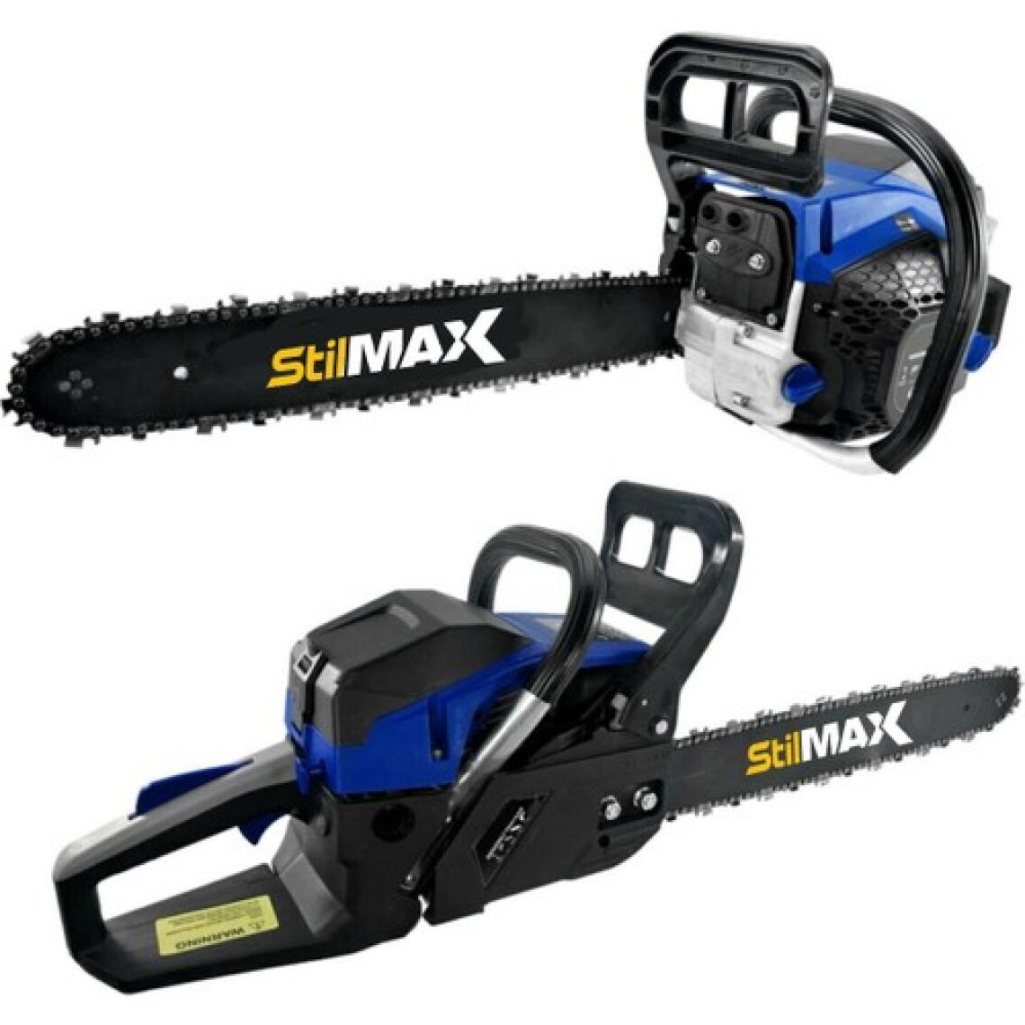 Stilmax Germany Sth-58 4.6 Hp Tam Professional Çift Egzoz Ağaç Motoru Motorlu Testere Hızar 58 cc