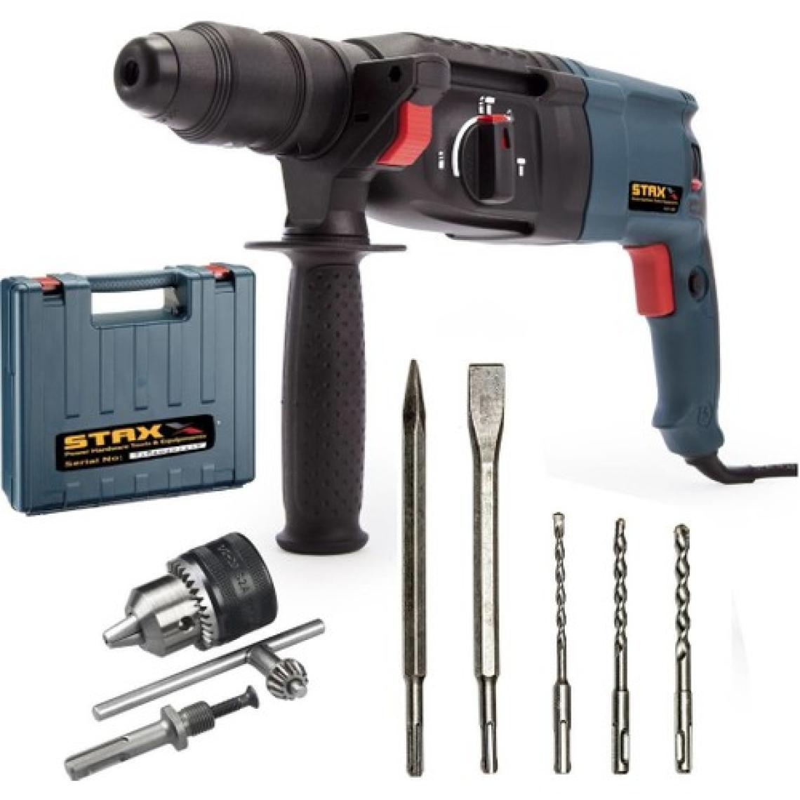 Staxx Power Force Xpress 2-26MM  Kırıcı Delici Hilti 5.5 Joule Darbeli Matkap 3200 Watt  Çantalı