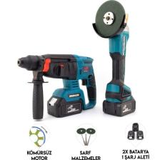 Dawreek 36 Volt Şarjlı Kırıcı Delici Ve Şarjlı Spral