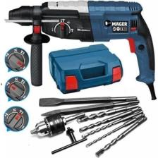 Mager Alman 3000 Watt Kırıcı Delici Hilti Matkap Metal Şanzumanlı ++ 5 Adet Uç ++yedek Mandren