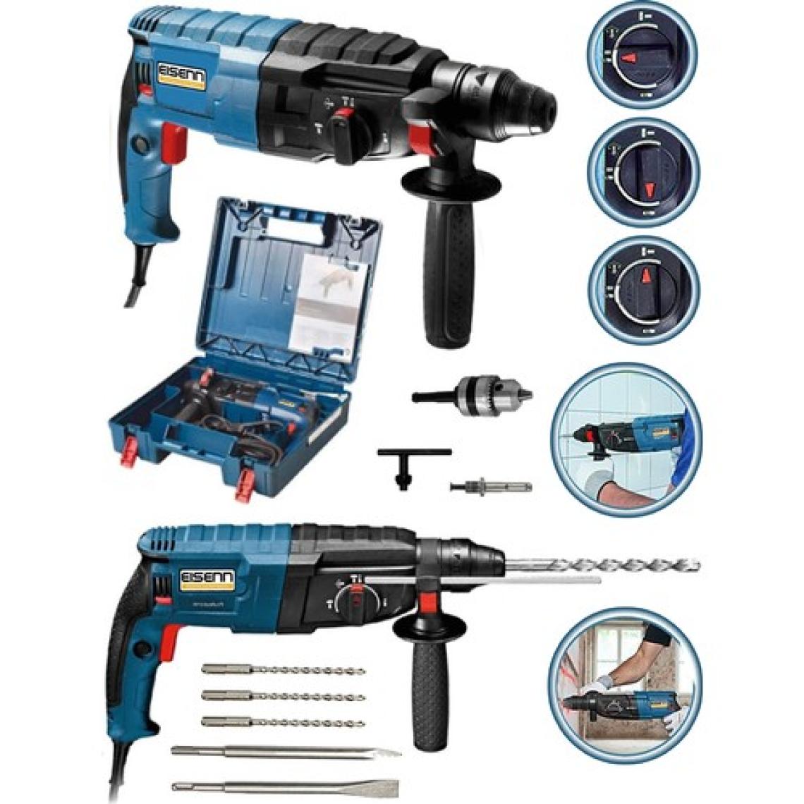Eisenn Germany Technology Heavy Duty 3600 W Kırıcı Delici Matkap + 5 Pcs Set