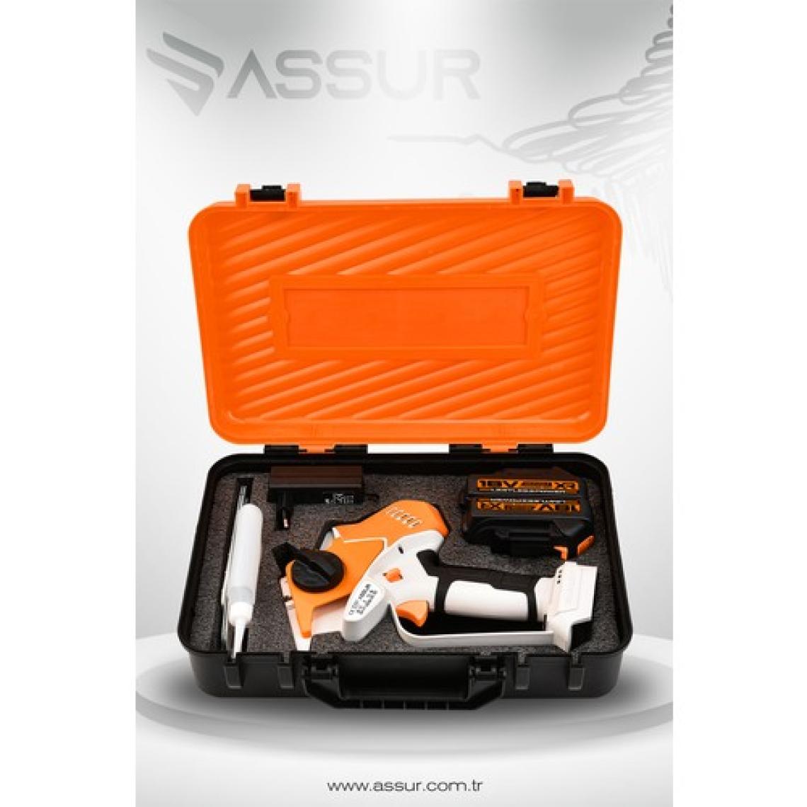 Assur 18V Çift Akü Ağaç Odun Dal Kesme Budama El Testeresi