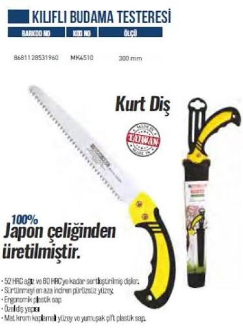 Bay-Tec Kılıflı Budama Testeresi 300 Mm