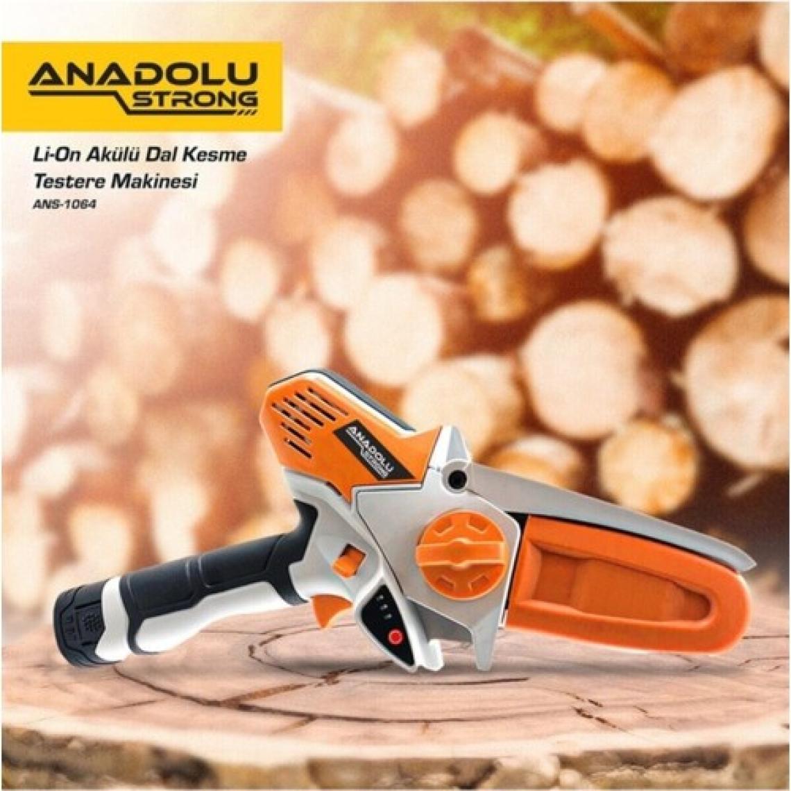 Anadolu Strong ANS-1064 ÇIFT Akülü Bakır Sarğılı Pratik Şarjlı Testere