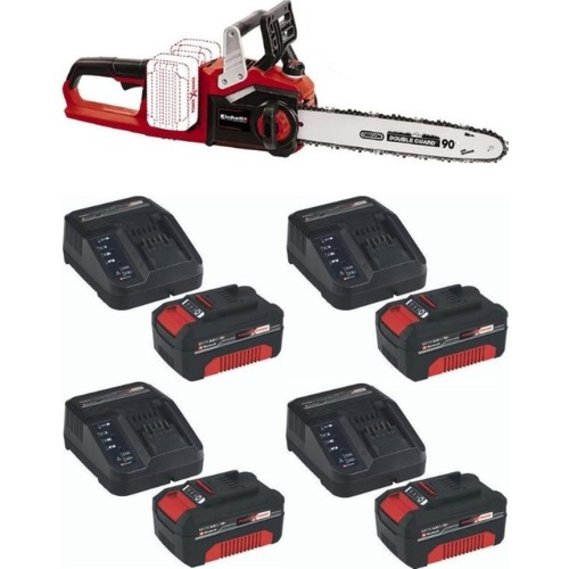Einhell Ge-Lc 36/35 Li Akülü Zincirli Testere (4 Adet 4.0AKÜ ve 4 Adet Şarj Ünitesi Dahildir)