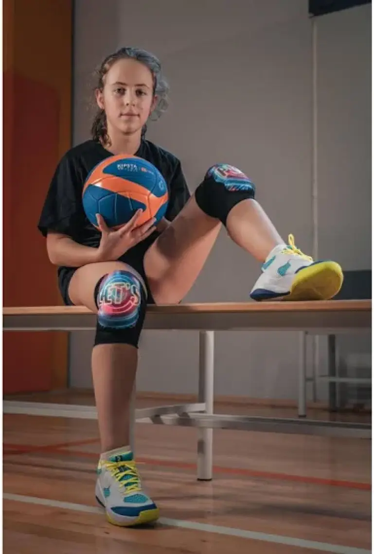 Decathlon ALLSIX Voleybol Dizliği - Siyah - VKP100