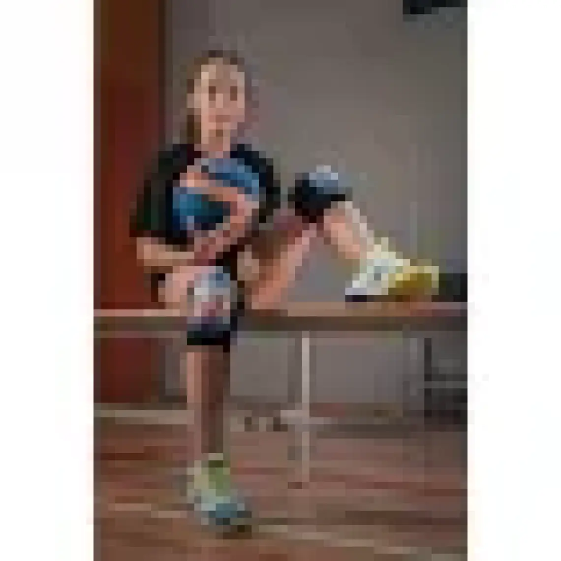 Decathlon ALLSIX Voleybol Dizliği - Siyah - VKP100