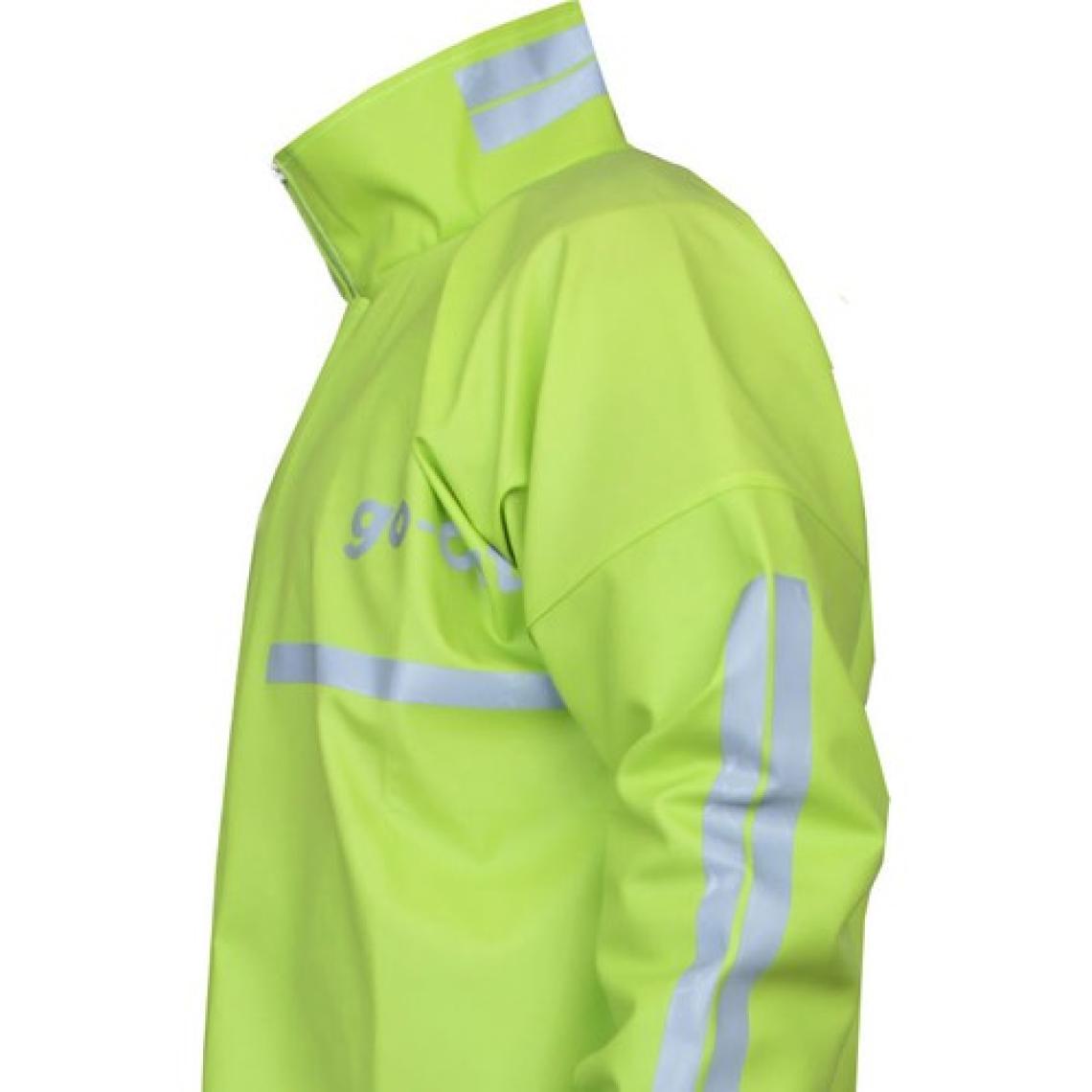 Motosiklet Yağmurluk Takım Prime Neon 0.44MM. Kalın %100 Su Geçirmez Kumaş, Fermuarlı Paça, Gece Parlayan Gerçek Reflektörlü, Güçlendirilmiş Ağaa