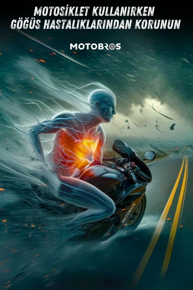 Motobros Neon Premium Cepli Astarlı Motosiklet Yağmurluğu (Garantili Ürün)