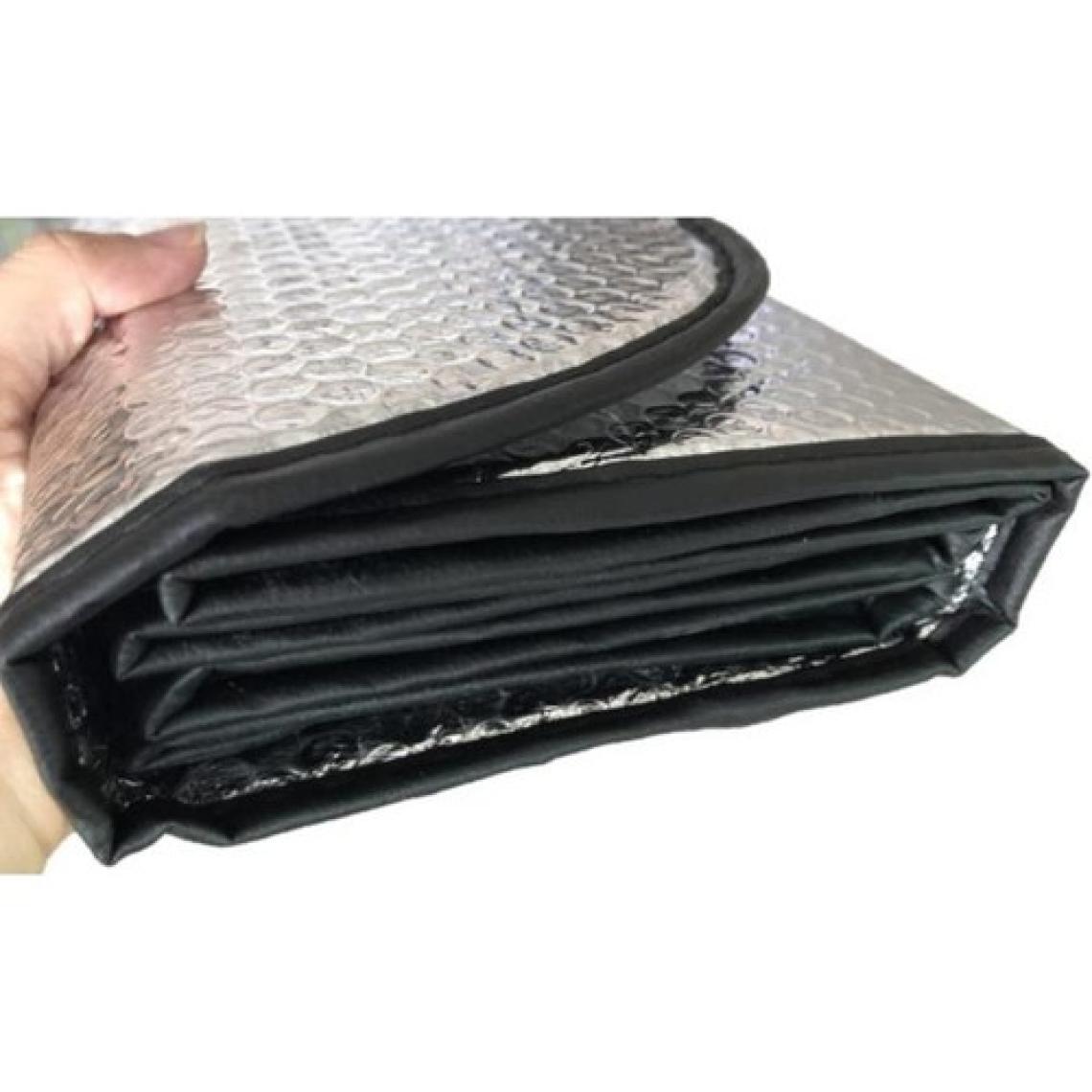 Ankaflex Güneşlik Araç Içi Ön Cam Vantuzlu Folyolu Katlanır Güneşten Koruyucu Perde 130 x 60 cm