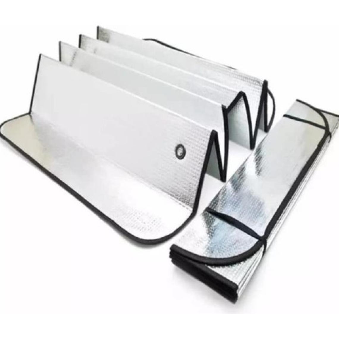 Ankaflex Oto Araç Araba Güneşliği Ön Cam Güneşliği Parlak Güneşlik Koruyucu Perde Metalize 130X60 cm