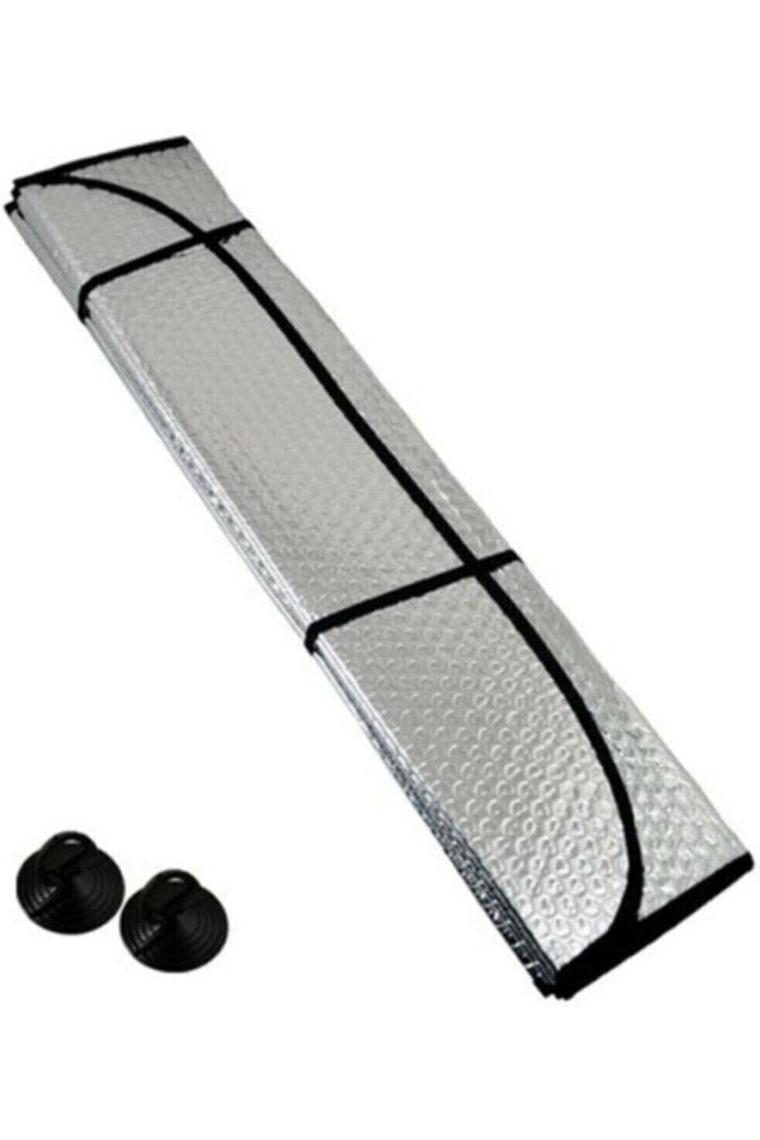 Luti Concept Oto Ön Cam Araba Güneşliği Katlanabilir Dışı Alüminyum Metalize Arası Balonlu Güneşlik 130X60CM
