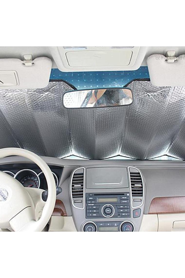 Luti Concept Oto Ön Cam Araba Güneşliği Katlanabilir Dışı Alüminyum Metalize Arası Balonlu Güneşlik 130X60CM