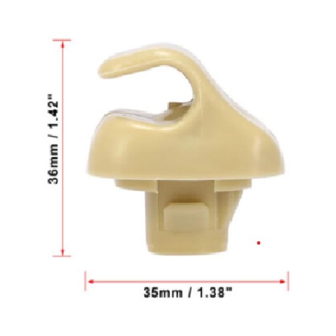 BigKey Honda Civic Ies Vtec Es7 Fd6 Güneşlik Ayağı Tırnağı Klipsi Bej ( Krem ) Sarı Honda