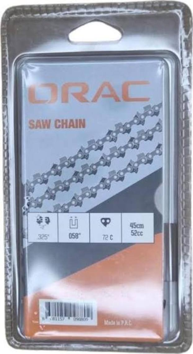 Orac Kesik Zincir 3.25 36 Diş Köşeli 1.5mm