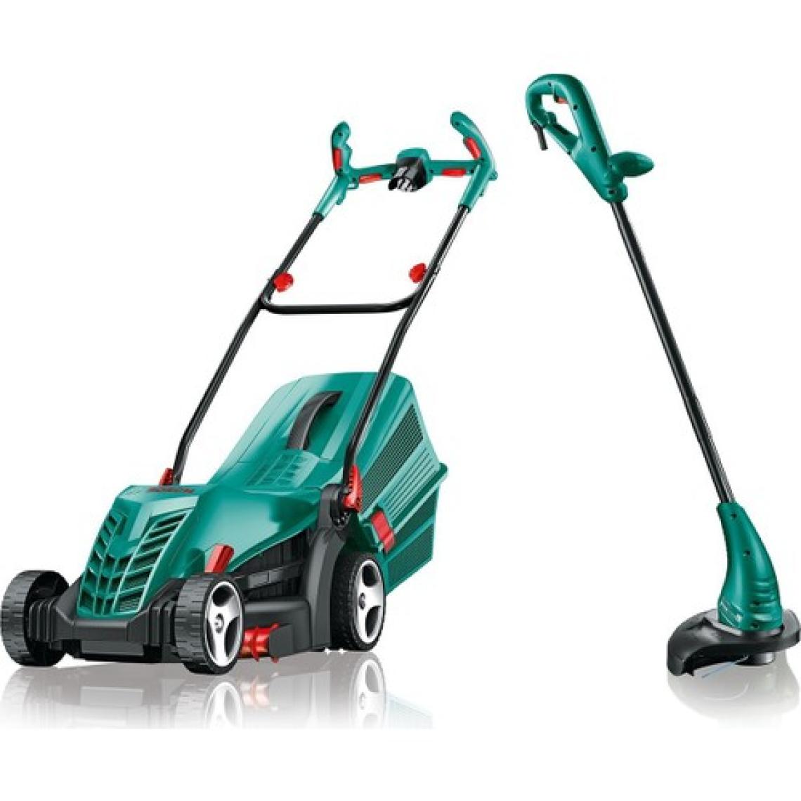 Bosch ARM 34 Çim Biçme Makinası  + Easygrasscut 23 Kenar Kesme Makinası