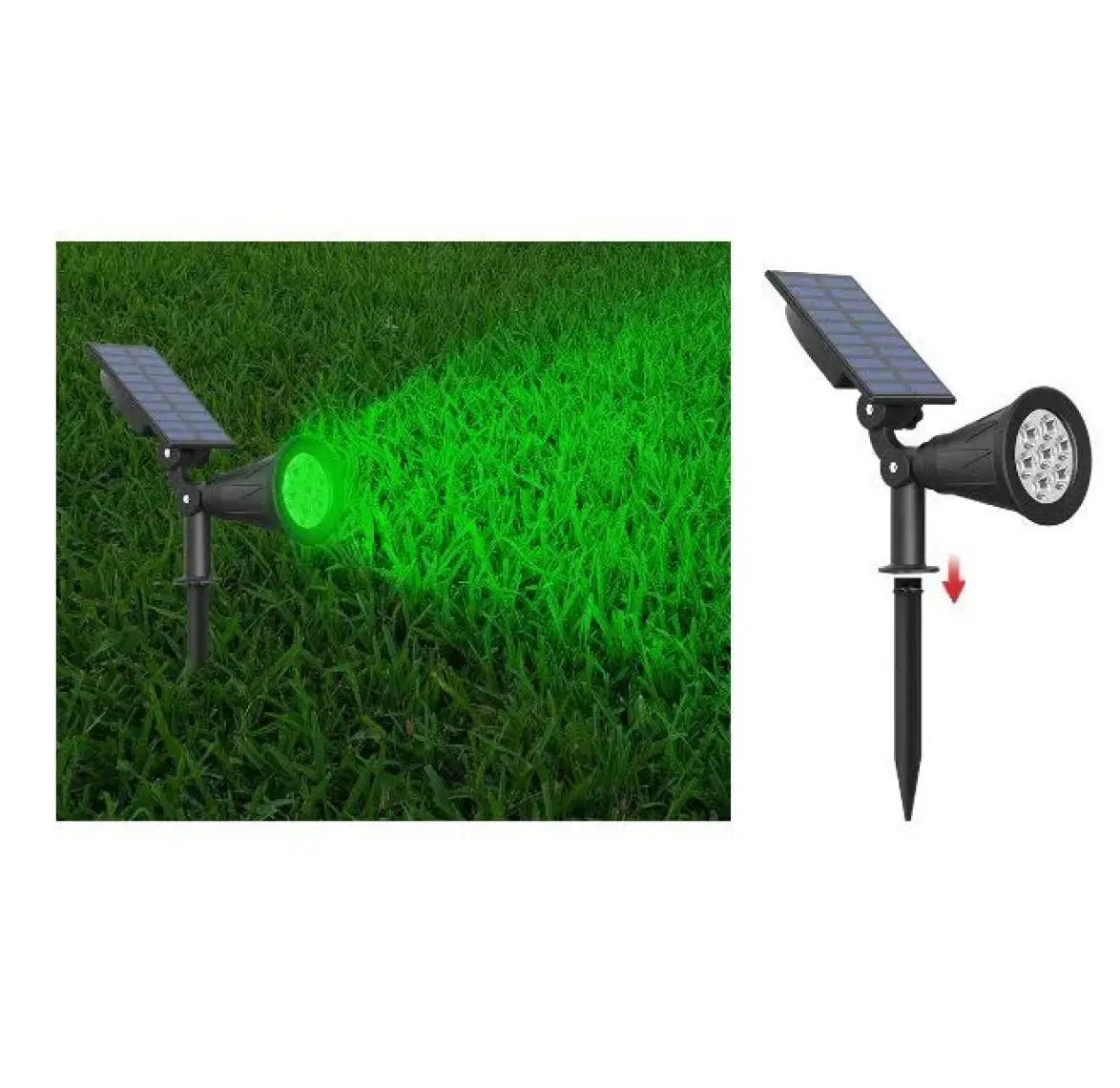 Cata Ct-7310 7W Solar Bahçe Armatürü Yeşil