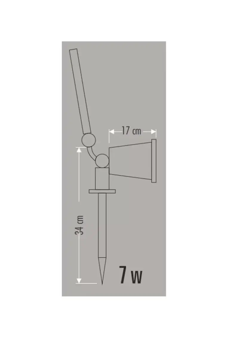 Cata Ct-7310 7W Solar Bahçe Armatürü Yeşil