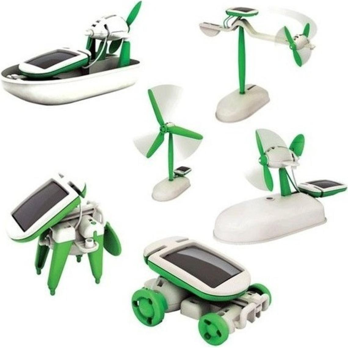 Go İthalat Güneş Enerjili Robot Oluşturma Seti Solar Kit (6 In 1)