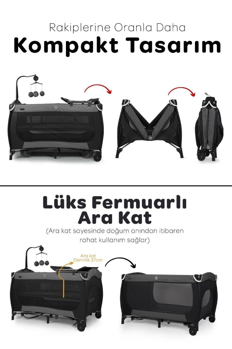 San Diego Plus Orginal Oyun Parkı 70*120 Cm Yatak