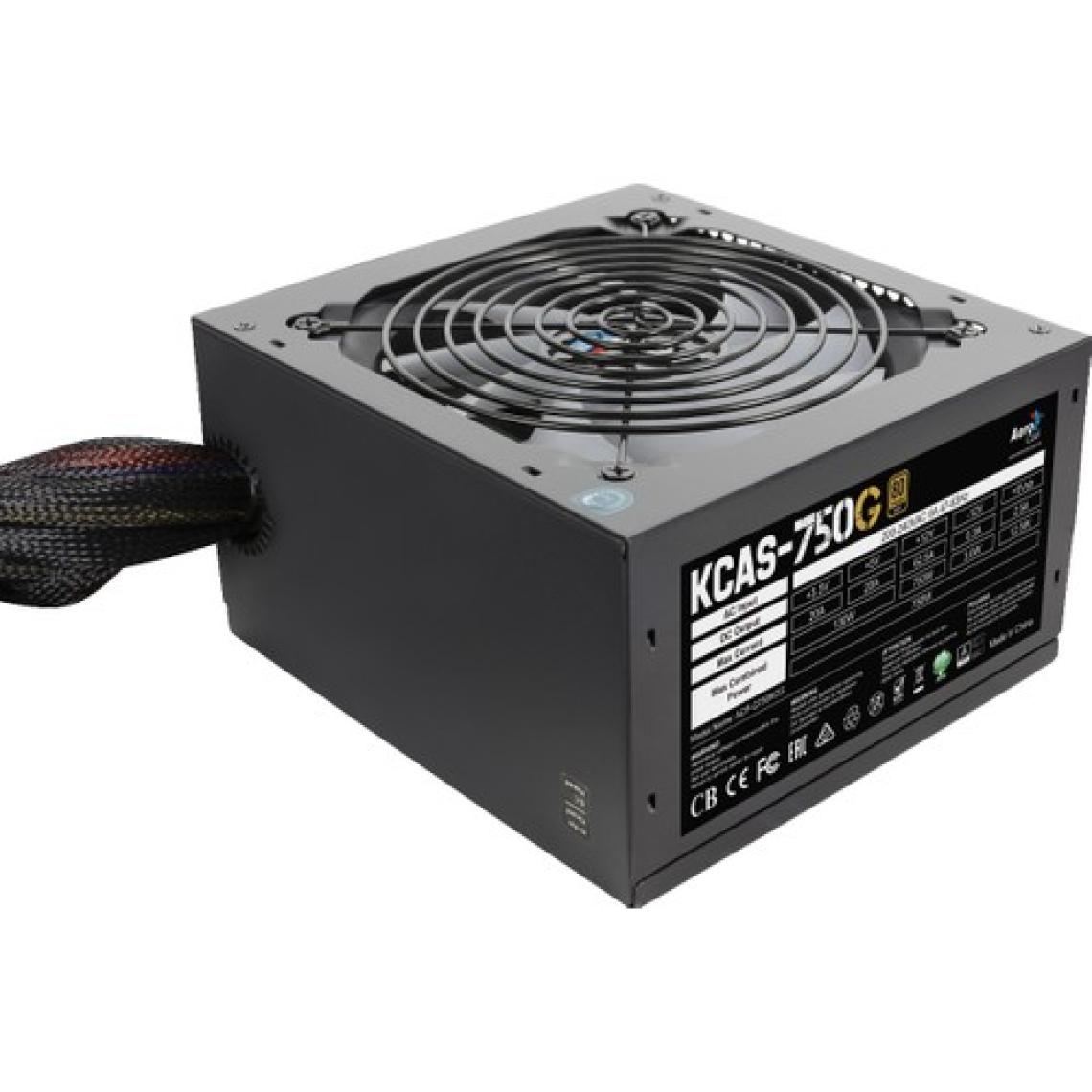 Aerocool KCAS 750W 12cm RGB Led Fan 80+ Gold Power Supply (AE-KCAS750RGB)