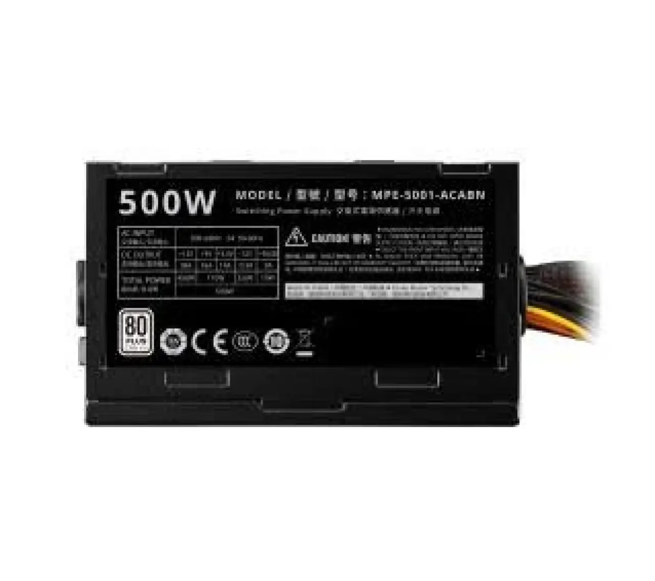 Cooler Master Elite V4 500W 80+ Aktif PFC 120 mm Fanlı PSU (MPE-5001-ACABN-EU)