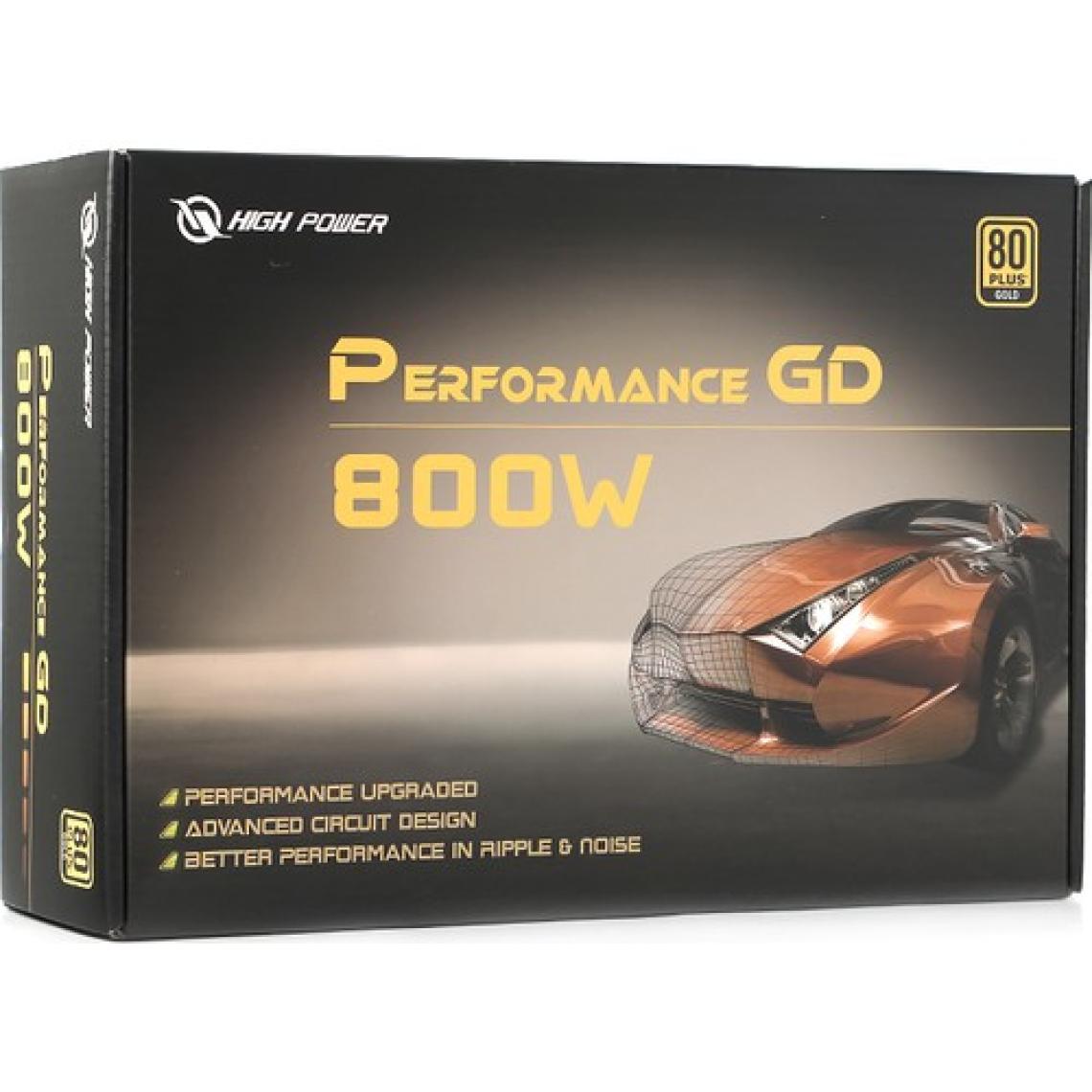 High Power Performance GD 800W 80+ Gold Güç Kaynağı (HP1-J800GD-F12S)