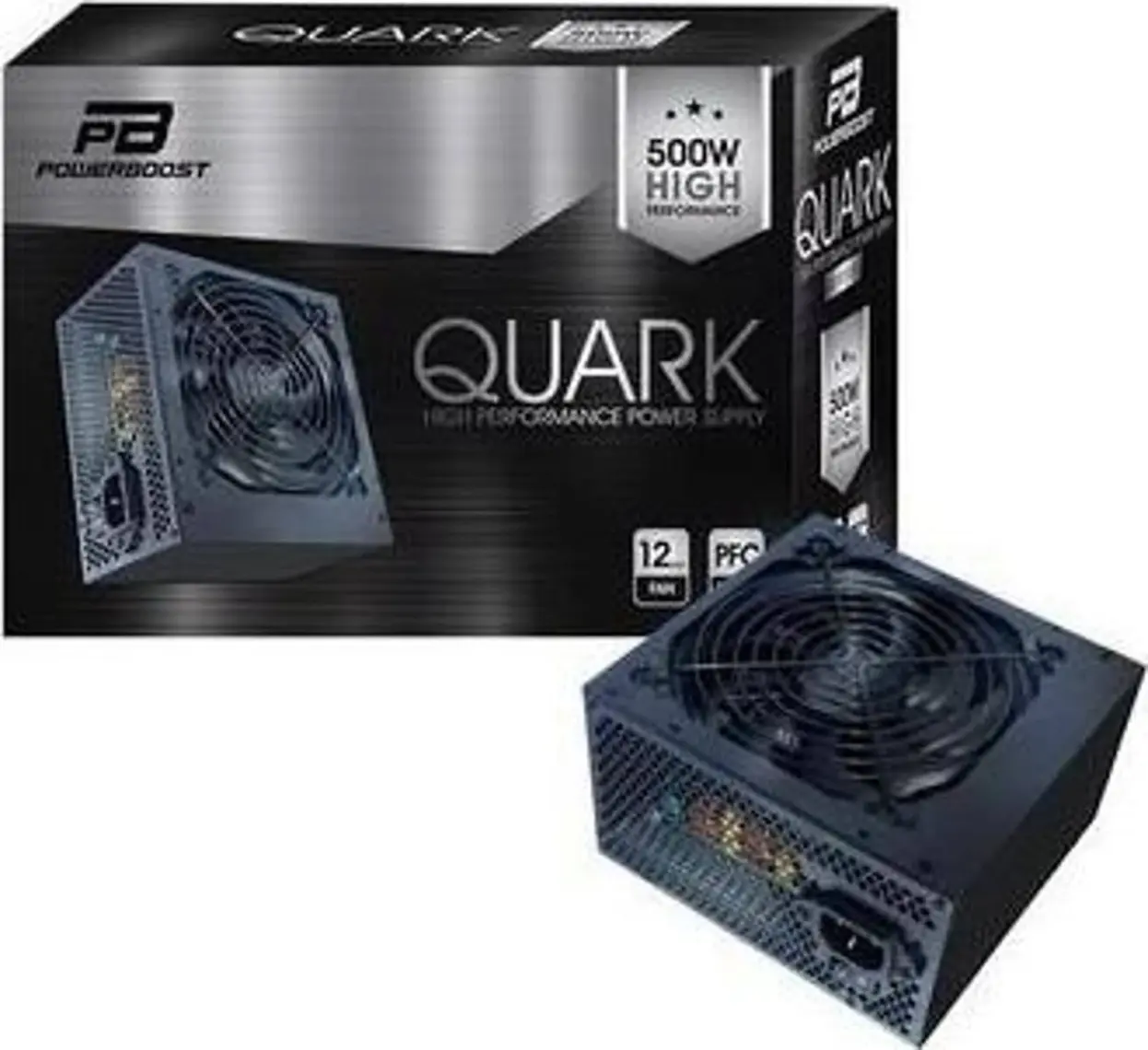 PowerBoost BST-ATX500R "QUARK" 500w APFC 12cm Fanlı ATX Power Supply