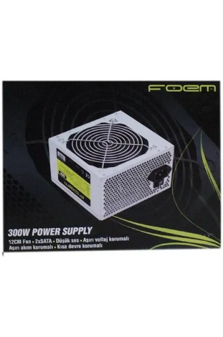 Frisby FOEM FPS-G30F12 300W  ATX PSU Güç Kaynağı