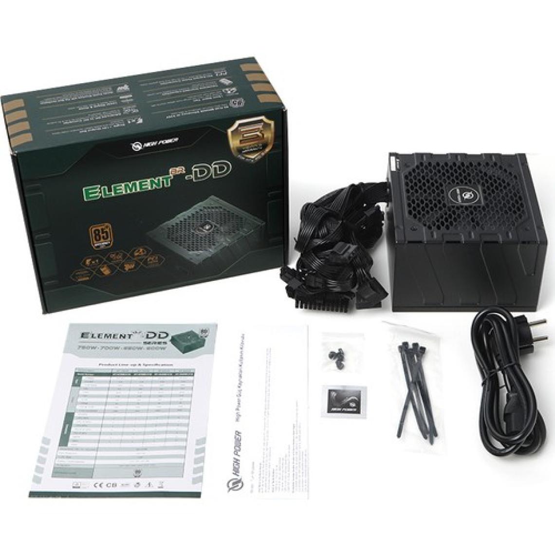 High Power Element BR HP1-M650BR-H12S 650 W Power Supply