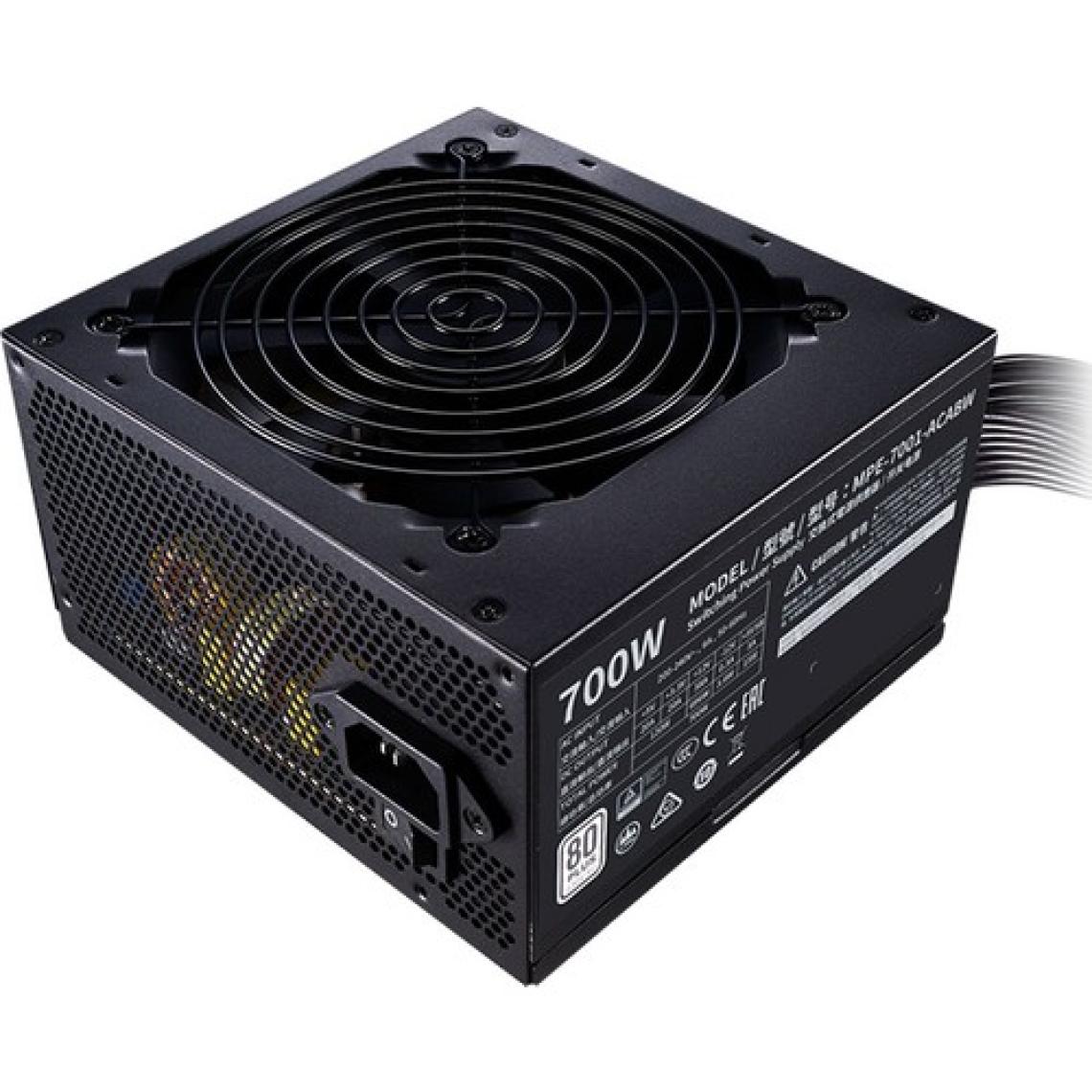 Cooler Master MWE 700W 80+ 2xEPS, Aktif PFC, 120mm Fanlı PSU (MPE-7001-ACABW-EU)