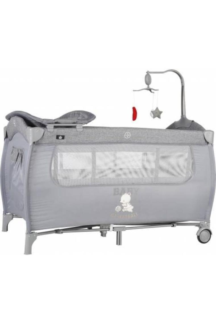 Sunny Baby 9142 Joy Plus Gri Park Yatak