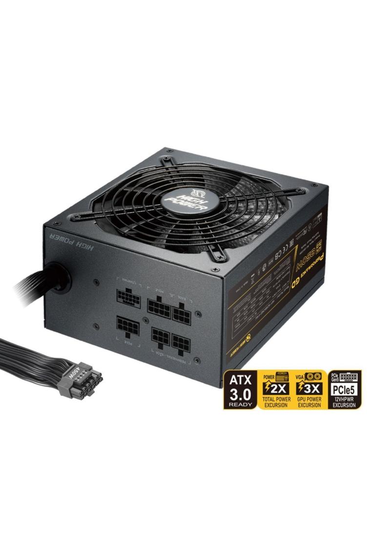 High Power Performance ATX 3.1 850W 80+ GOLD PCIe 5.1 ATX Güç Kaynağı (HP1-S2850GD-F12S)