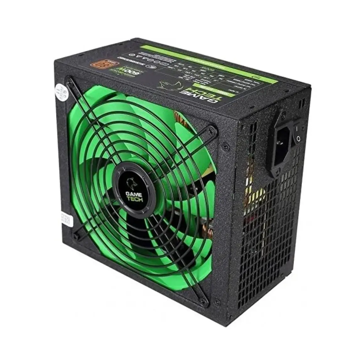 Gametech 600WATT 80 Plus Bronze 14 cm