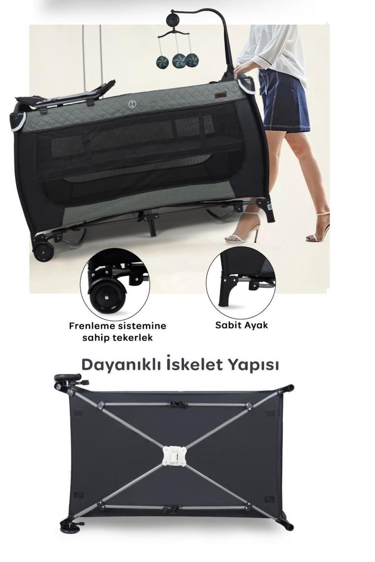 San Diego Plus Orginal Oyun Parkı 70*120 Cm Yatak