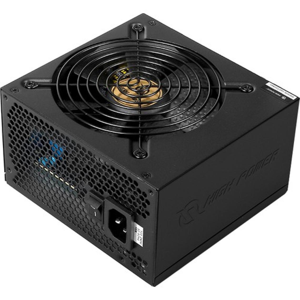 High Power Performance GD 600W 80+ Gold 50A Single Rail Aktif PFC Siyah ATX Güç Kaynağı