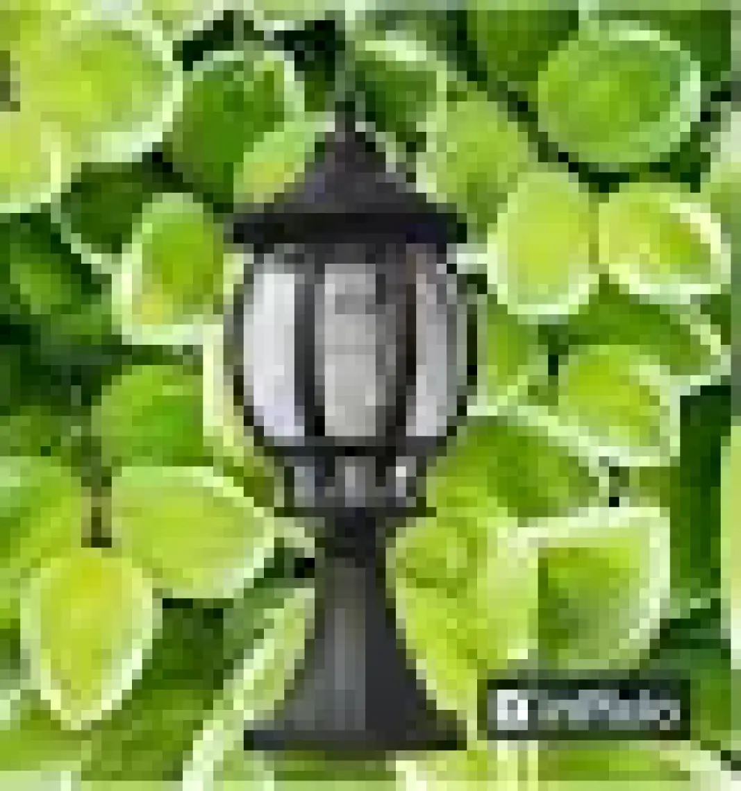 Full Reyon Sekizgen Set Üstü Bahçe Armatürü, Bahçe Duvar Apliği, Set Üstü Dekoratif Armatür, Bahçe Armatürü