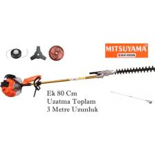Mitsuyama Japon Sırt Tırpan + Çit Kesme Makinesi 4.2 Kw 5.7 Hp