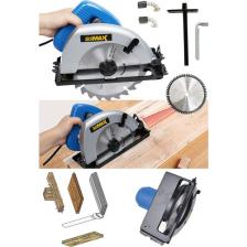 Stilmax Metal Çift Dişli Sistem Bakır Motor Ahşap Sunta Kesme Daire Testere Makinesi 1600 Watt 185 Mm