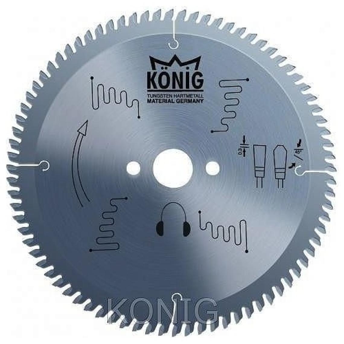 König 300X3,2X30 96 Diş Testere Ahşap Mdf Sunta