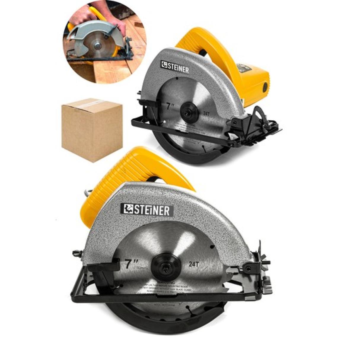Steiner Germany Technology 3200 Watt Srı Sjs Metal Şanzıman Sunta Kesme Daire Testere Makinesi 185MM